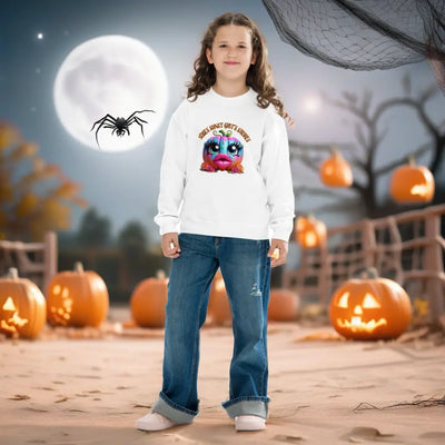 Halloween-Sweater mit pinkem Kürbis – „Süßes sonst gibt’s Saures“ Attentive & Balanced