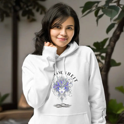 Gelassenheit-Unisex Bio-Raglan-Hoodie Attentive & Balanced