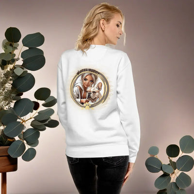 Premium-Pullover “Wuffel Buddy” – Streetstyle mit Hundemotiv Attentive & Balanced