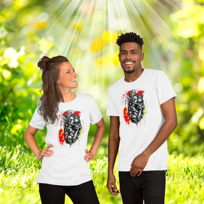 Dunkle Eleganz-T-Shirt Attentive & Balanced