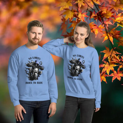 Unisex Sweatshirt – Biker Hoodie Style Attentive & Balanced